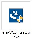 「eTaxWEB_IEsetup.exe」をダブルクリック